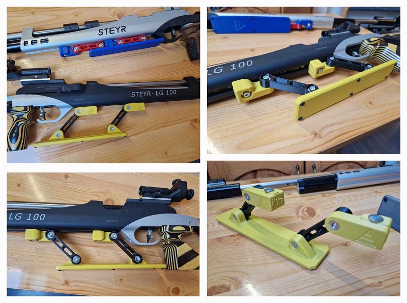 Einstellbar Auflageschaft Handauflage fur Walther Steyr Anschütz FWB Matchgewehre Palmrest PRO WKP – Bild 6