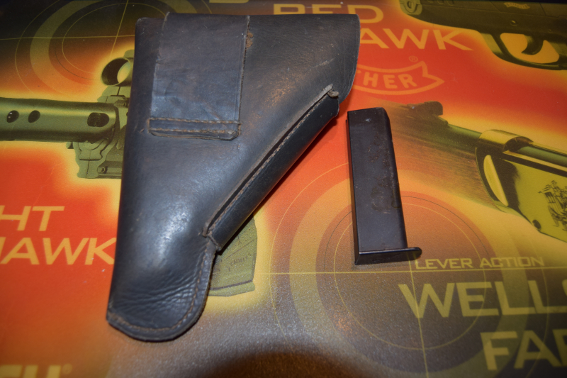 Holster für Pistole CZ 27 oder 24 mit Magazin 7,65 mm Browning, Aufschrift P Mod. 24 Magazinboden – Bild 2