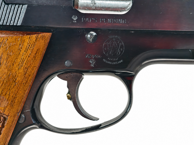 Smith & Wesson Mod. 39-2 halbautomatische Pistole 9mm Luger, neuwertig – Bild 2