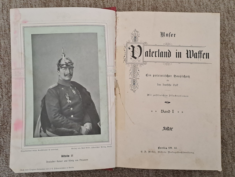 Buch Unser Vaterland in Waffen - Band 1 Antiquität – Bild 2