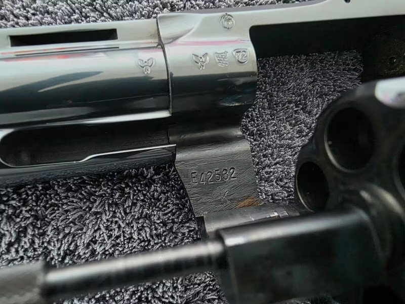 Colt Python mit OVP .357 Magnum, Beschuss 1972 – Bild 4