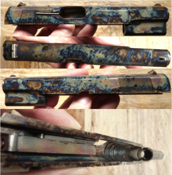 Pistole FEG (FN HP Kopie) buntgehärtet PVD-beschichtet 9mmLuger – Bild 4