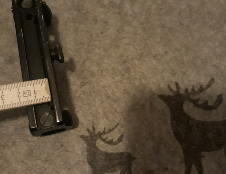 Jagdzielfernrohrmontage alte Fertigung mit Support – imagem 2