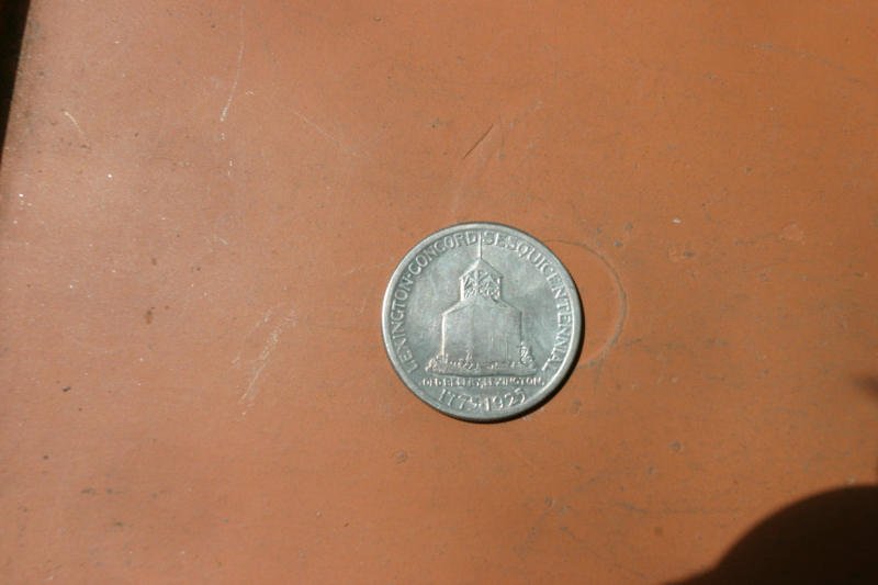 Silbermünze US Half $ Gedenkmünze Lexington-Concord v. 1925 – immagine 2