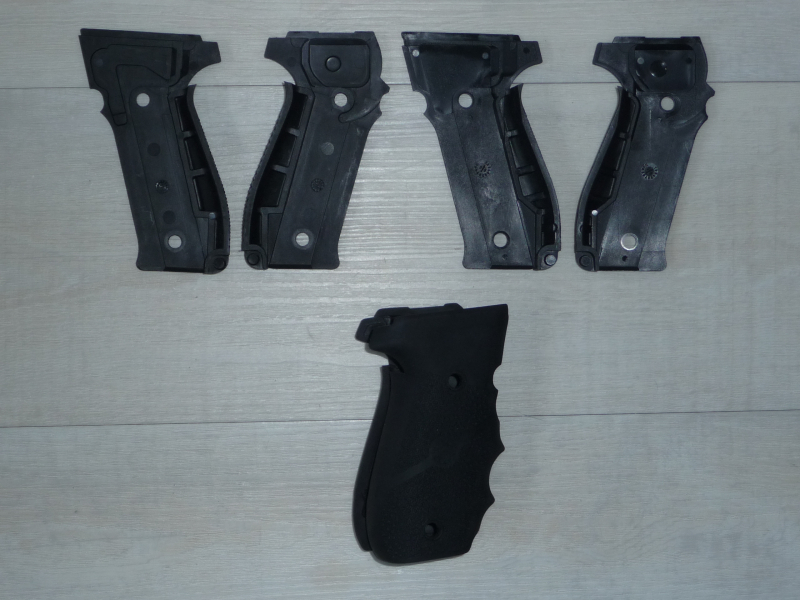 2 original Magazine Sig Sauer P226 mit „Gummiboden“ + diverse Griffschalen – Bild 4