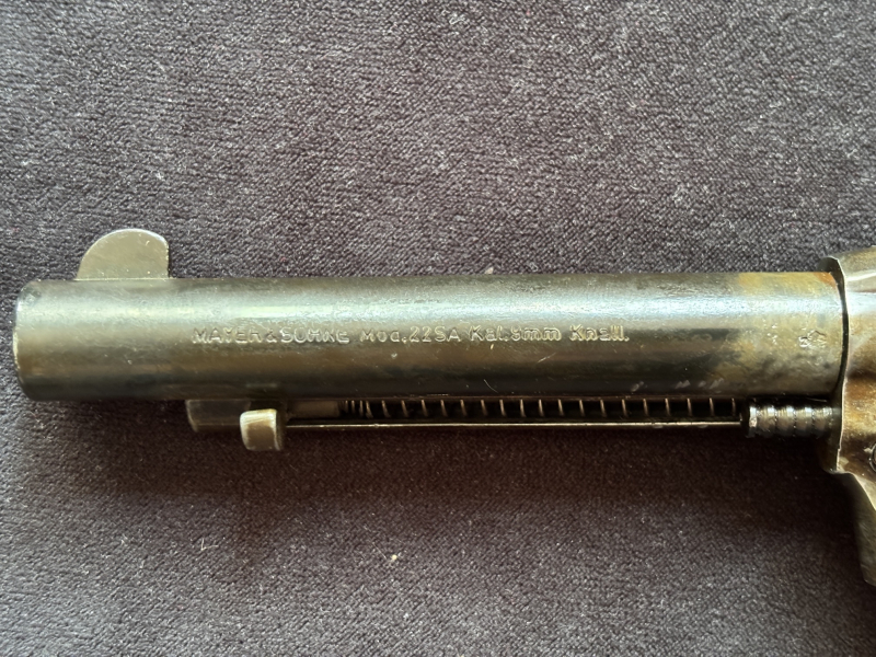 Revolver Mayer & Söhne Mod.22 SA 9mm Knall – Bild 4