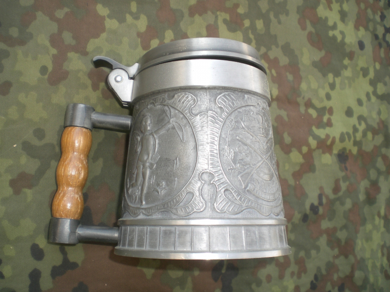 Zinnkrug für Schützen – Bild 2