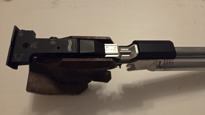 Walther LP 400 carbon Pressluft Match Pistole – Bild 4