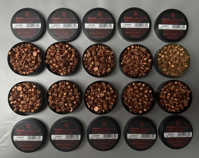 1000 Stück 6 mm Flobert Platzpatronen Geco RWS Dynamit Nobel neu! – stampa 2