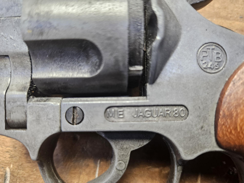 Signalrevolver Jaguar 80 im Cal. 380 / 9 mm Knall frühe PTB 245 – Bild 2
