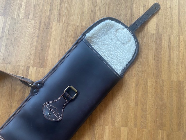 Edles Flintenfutteral Vollleder Lammfell Purdey Lebeau etc London Westley – billede 2