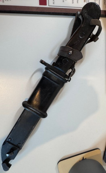 Original NVA Bajonett M1974 AK-74 / AKM – nummerngleich – DDR Militär – Top Zustand – imagen 3