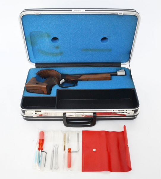 Freie Pistole, Hämmerli Modell 150, Kaliber .22L.R. 1977, Koffer – billede 6