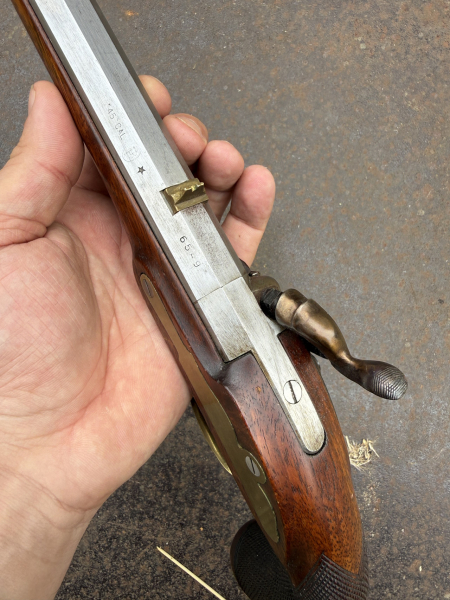 alter Vorderlader Pistole Pedersoli .45 – afbeelding 5