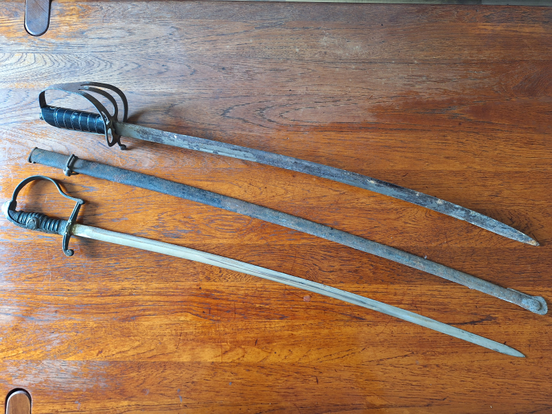 Konvolut 2 Säbel – M 1889 E. Pack + M 1821 – Bild 3