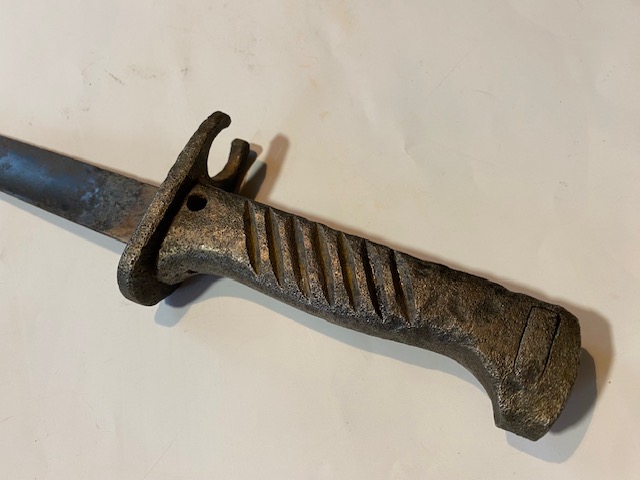 Dt.Reich Ersatz Bajonett G88 3Kant Klinge No K98 Koppelschuh – Bild 3