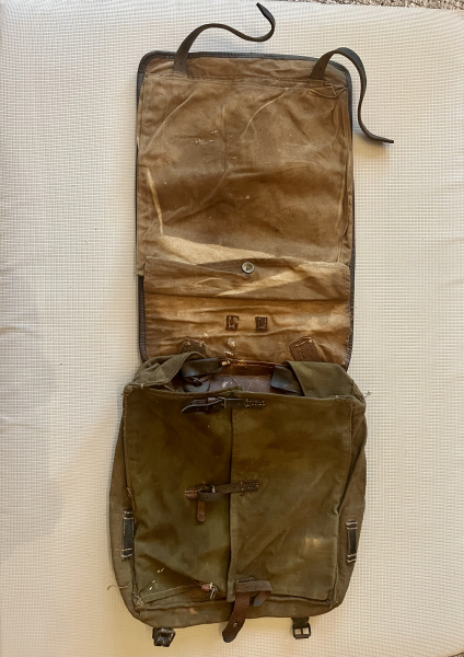 WK ll Tornister Affe Wehrmacht Fell Rucksack – Bild 4