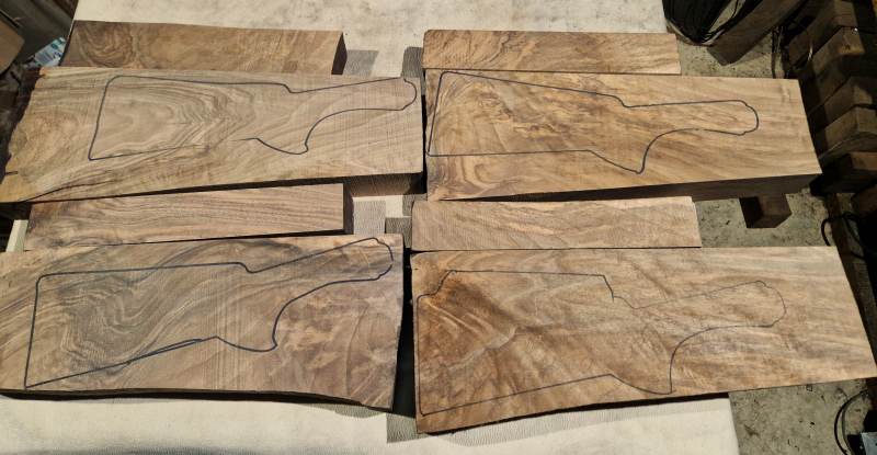 Schäftholz - 4 Sets – Bild 2