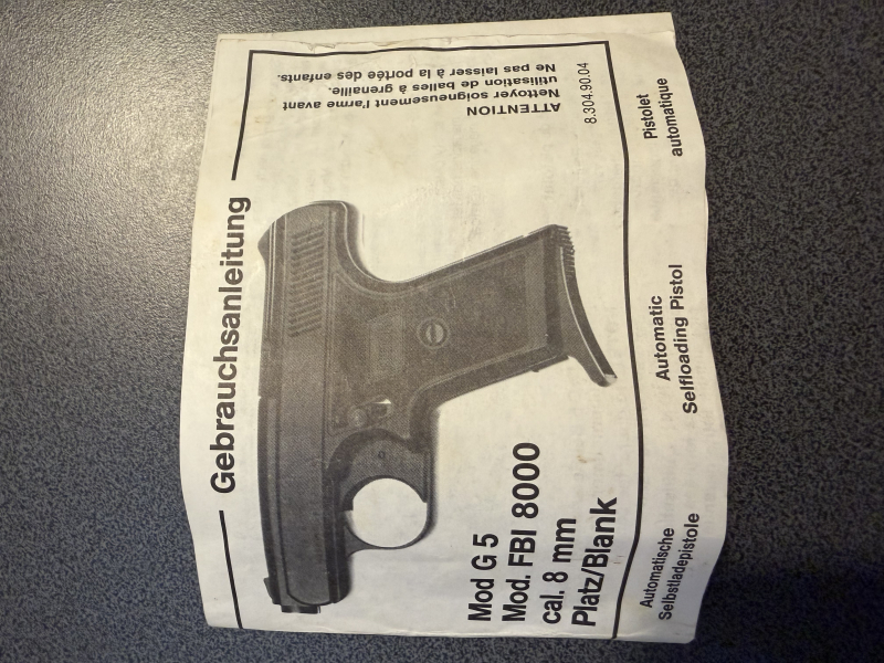 Reck Perfecta Mod. FBI 8000 cal.8mm – afbeelding 6