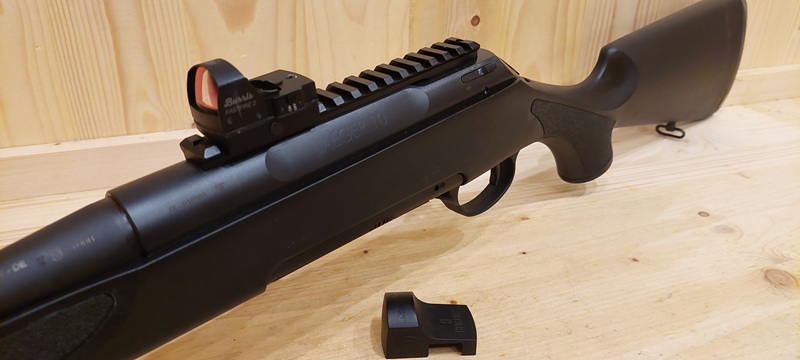 Haenel Jäger 10 mit Burris Fastfire 2 Red Dot Jungjäger Waffe – Bild 6