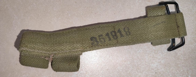 Original British Army Bayonet Frog P37 / P44 – WW2 Webbing – Enfield & L1A1 – billede 2
