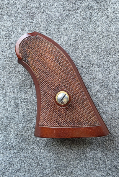 Uberti Remington 1858 Conversion ZWEITEILIGE GRIFFSCHALE HANDGESCHNITTENE FISCHHAUT – pilt 2