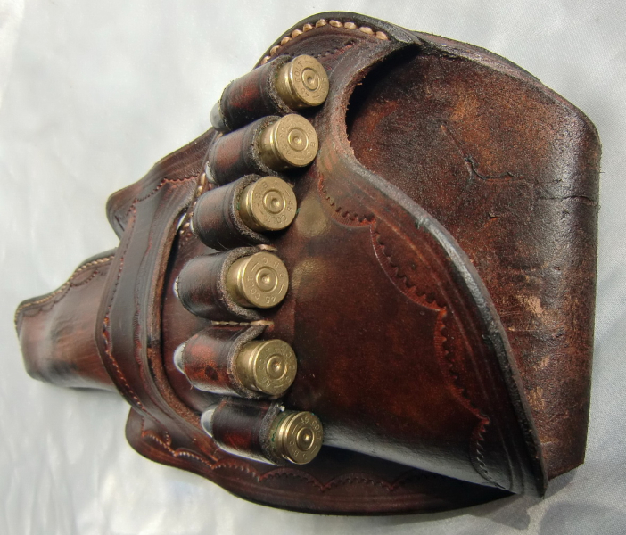 WESTERNHOLSTER FÜR REVOLVER BIS CA. 7,5" LAUFLÄNGE, INCL. DEKOPATRONEN, AB 1,--EUR STARTGEBOT!!! – obrázek 3
