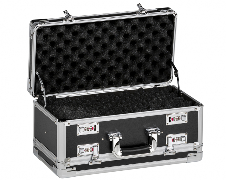 berwall FC 045 Twin XL Doppel Pistolenkoffer Kurzwaffenkoffer Alukoffer – Bild 3