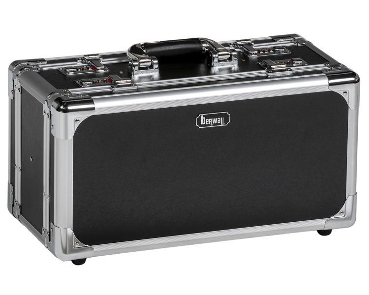 berwall FC 045 Twin XL Doppel Pistolenkoffer Kurzwaffenkoffer Alukoffer – Bild 2