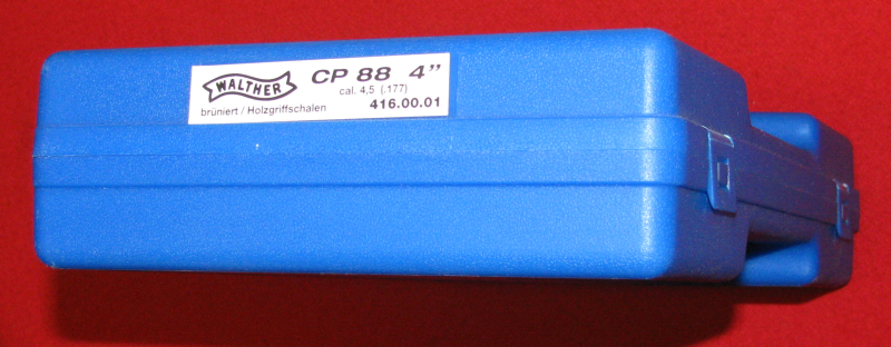 WALTHER CO2 Pistole, eine WALTHER CP 88 mit Holzgriffschalen in 4,5mm mit F - Zeichen – Bild 3