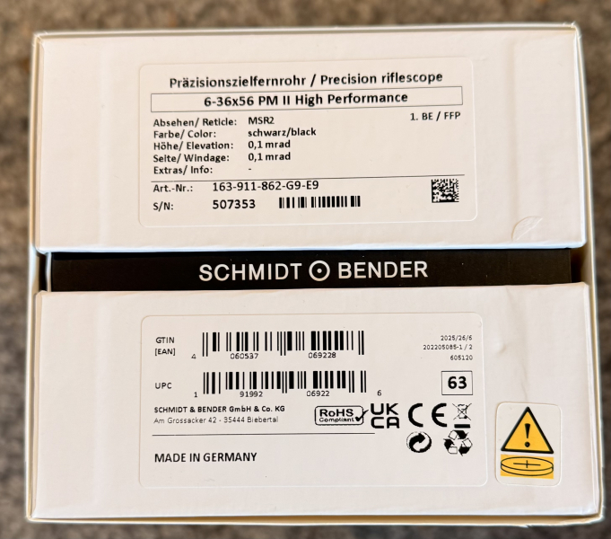 Schmidt und Bender 6-36x56 PM II High Performance LPI MSR2 1cm cw DT27 MTC LT/ ST ZC CT – Bild 2