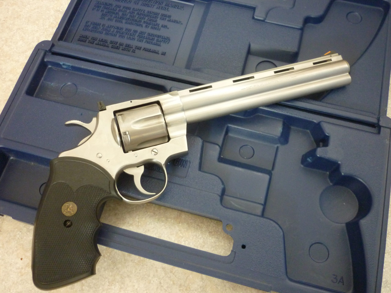 Colt Python, 8 Zoll Lauf, 357 mag., stainless – Bild 1