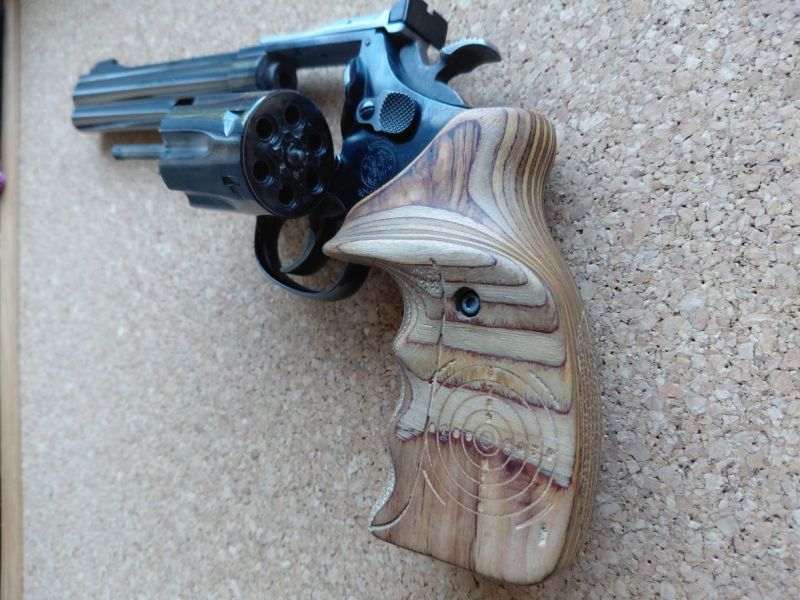 Revolver - S&W Mod.17-6, brüniert, selten, .22 lr (.22 lfB) – Bild 3