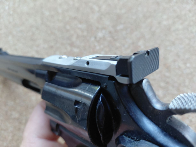Revolver - S&W Mod.17-6, brüniert, selten, .22 lr (.22 lfB) – Bild 4