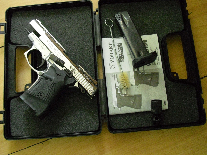 Zoraki 914,9mm PAK,chrom,graviert, im neuwertigen Zustand – billede 3