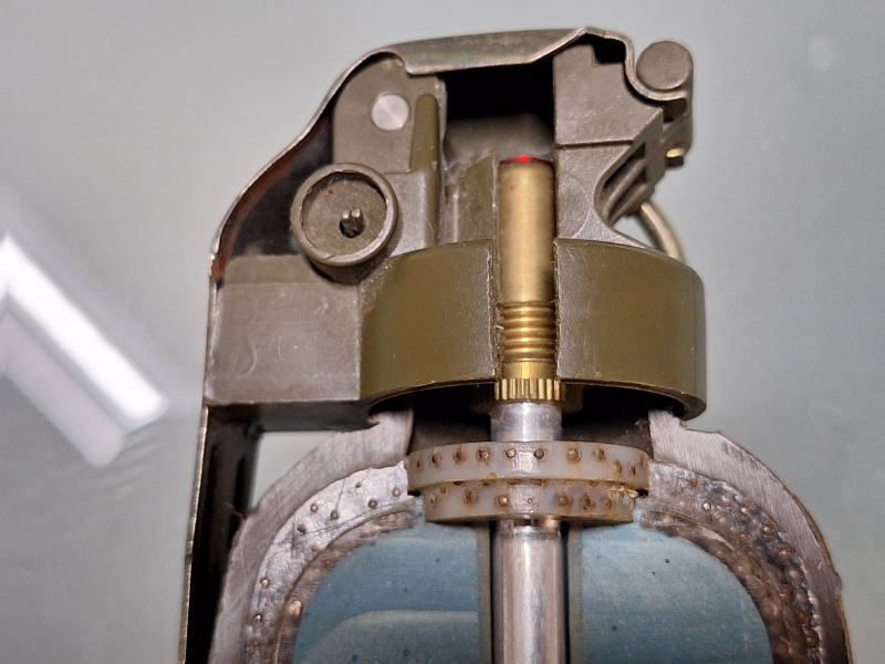 Schnittmodell Schulungsmodell Handgranate ARGES Sehr Selten – billede 2