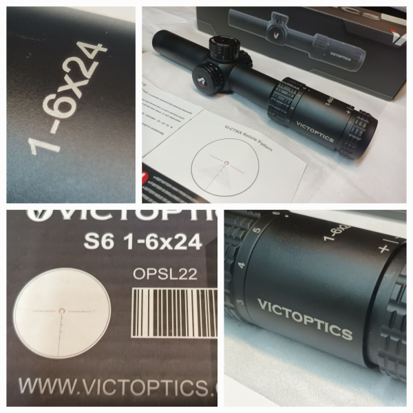 Victoptics OPSL22 S6 ___1-6x24___ ****** Das Perfekte ZIELFERNROHR ****** Jäger / Sportschützen – 2. kép