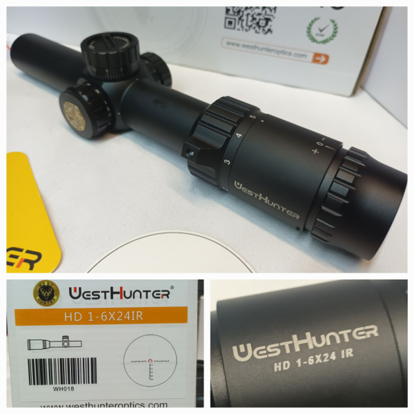 >!< ***** WestHunter Optik HD ***** 1-6x24 IR SFP ***** Hochwertiges ZIELFERNROHR ***** >!< – Bild 1