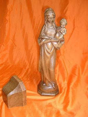 Handgeschnitzte Madonna aus Eichenholz – image 2