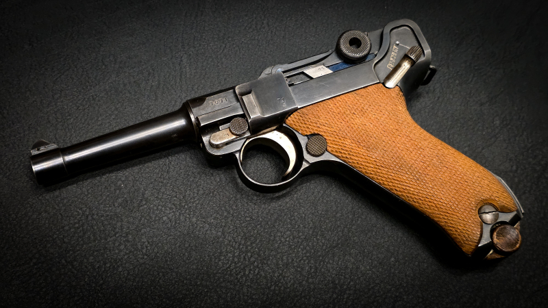 Pistole DWM P08 Luger 1917 | 9mm Luger | komplett nummerngleich | nummerngleiches Magazin | P 08 – Bild 2