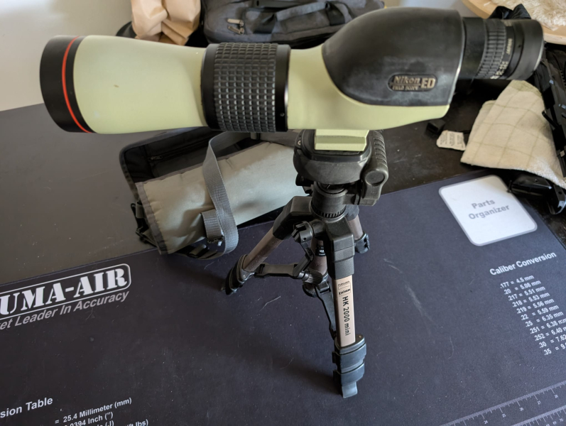 Nikon Fieldscope II ED Spektiv (60mm) inkl 20-45xZoom&Dörr Stativ – immagine 2