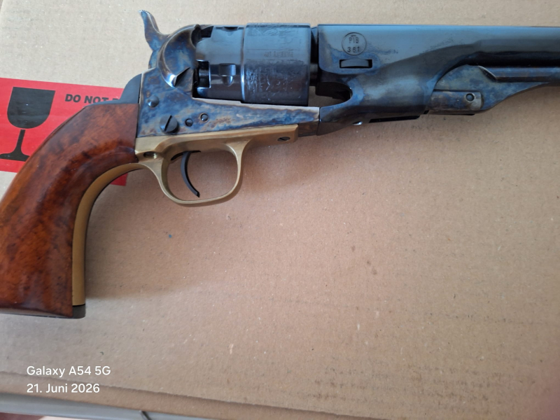 HEGE Westernrevolver Colt Army 1860-8 " Lauf PTB 361 – billede 3