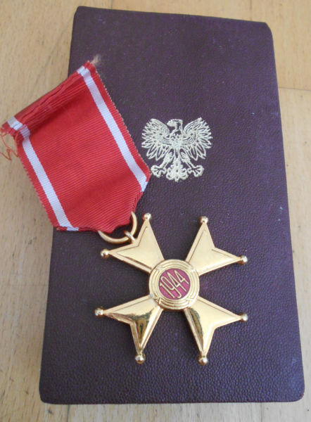 Orden am Band Ritterkreuz emailliert im Etui Polen 1944 – Bild 2