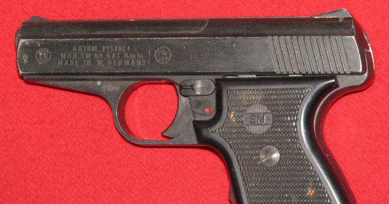 Rhöner Schreckschuss- Pistole, eine Rhöner MOD. SM 80 mit der PTB 267 in KAL. 8mm – Bild 2