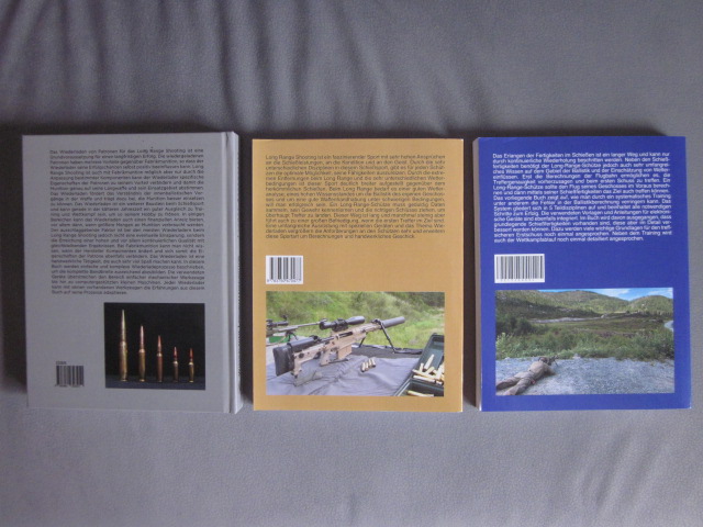Buch Set 3 Stück: Wiederladen Langwaffenmunition / Long Range von Thomas Sadewasser – Bild 2