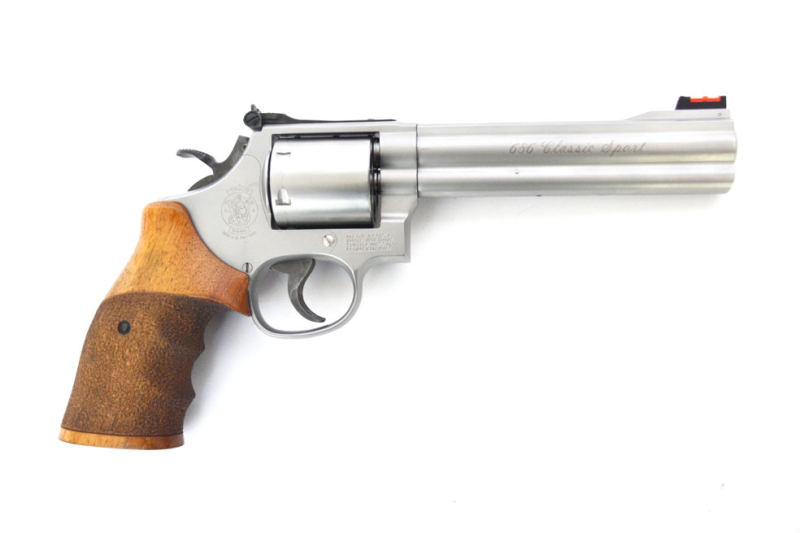 Revolver Smith & Wesson, Modell 686-4 Classic Sport, 6 Zoll, Kaliber .357Magnum, Koffer, zwei Speedl – immagine 2