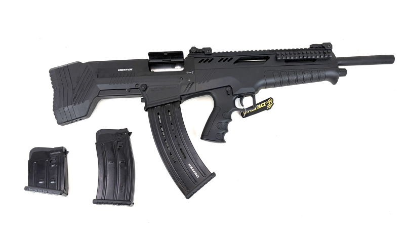 Derya Bullpup Mod. N100 Kal. 12/76 inkl. Magazine, 1x 2-Schuss, 1x 5-Schuss, 5x 10-Schuss *NEU* – Bild 3