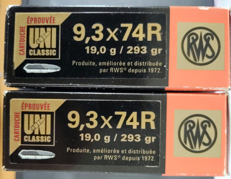 RWS - 9,3x74R - UNI Classic - 40 Schuss – Bild 2