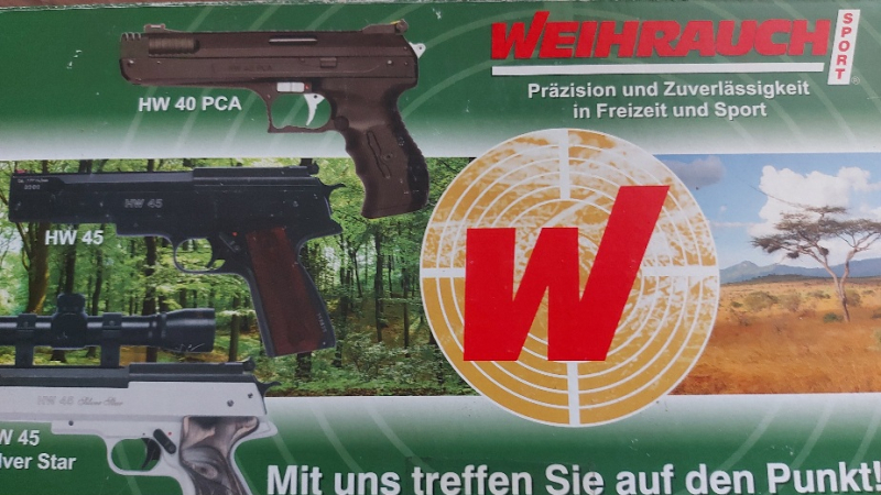 HW 45 Black Star Luftpistole Kaliber 4,5 mm Weihrauch – Bild 4