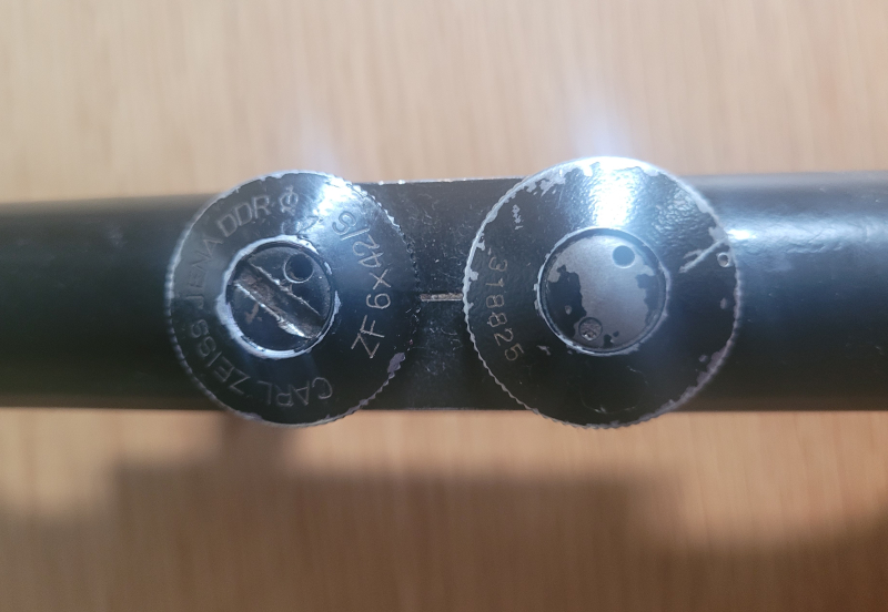 Zielfernrohr Carl Zeiss Jena DDR 6x42/S - mit Einhakmontage – Bild 3